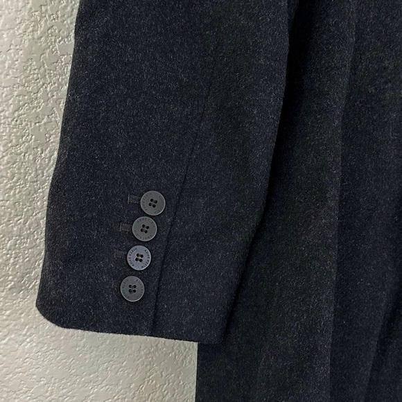 Anne Klein 100% Wool Black Single Breasted Women's Coat, Size 14 - Picture 9 of 13